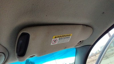 2000 Chrysler Town & Country Passenger Right Sun Visor Oem Gray 0Rf32tl2aa