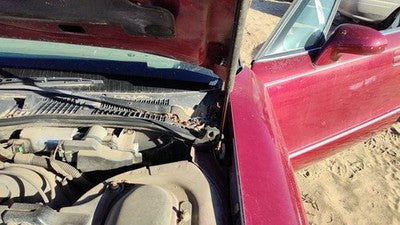 1992-1999 Olds 88 Driver Left Hood Hinge Oem Red 25614674