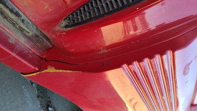 1993 Grand Prix Driver Left Rear Moulding On Quarter Panel Oem 2 Door Red