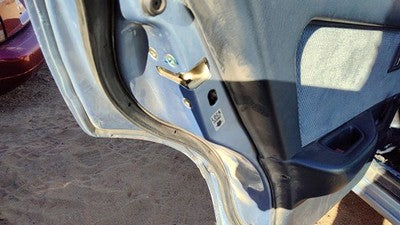 1989 Honda Civic Driver Left Rear Door Latch With Rods/Cables Oem Back