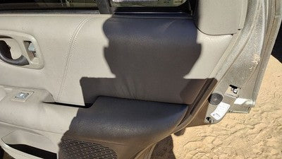 98-01 Bravada Passenger Right Rear Door Trim Panel With Switches Back Pewter 922