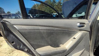 07-12 Altima Driver Left Rear Door Trim Panel With Switches Back G Charcoal 4 Dr