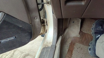 1993 Infinity G20 Driver Left Lower Kick Trim Panel Oem Brown