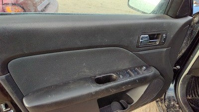 10-12 Fusion Driver Left Front Door Trim Panel With Master Switch Charcoal Dw