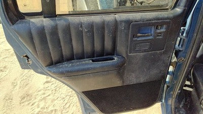 1994 Chevy S10 Blazer Driver Left Rear Door Trim Panel With Switches Back Black