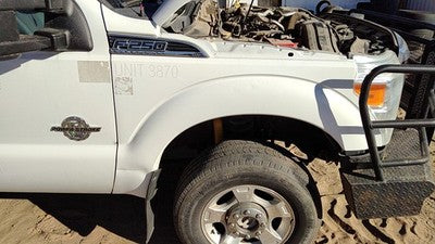 2011-2016 Ford F250 Passenger Right Front Fender Oem White Z1 6.7L Powerstroke