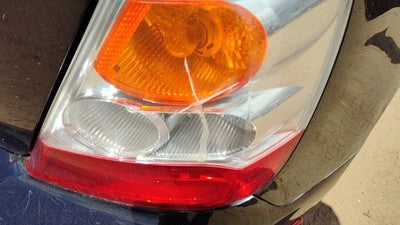 04-05 Civic Hatchback Si Passenger Right Tail Light Brake Lamp Rear Cracked