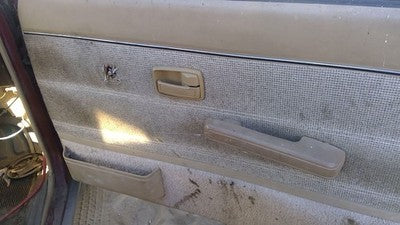 1986 Isuzu Pup Pickup Passenger Right Front Inside Door Trim Panel Only Brown