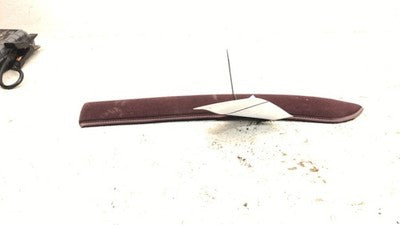 93 Cadillac Fleetwood Passenger Right Front Moulding From Door Trim Strip Maroon
