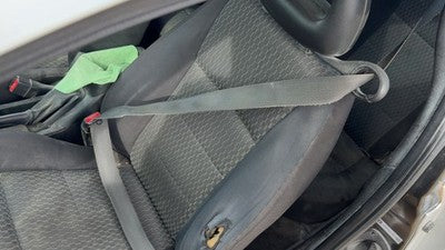 03-07 Saturn Ion Driver Left Front Seat Belt Retractor Oem Shoulder Black 19E
