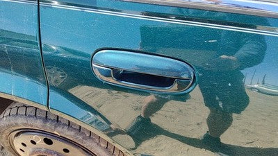 1998-04 Cadillac Seville Passenger Right Rear Outside Door Handle Oem Back Green
