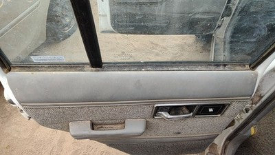 1992 Jeep Cherokee Driver Left Rear Door Trim Panel With Switches Back Gray