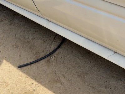 00-05 Lesabre Driver Left Lower Rocker Panel Moulding Side Skirt Oem White 40U