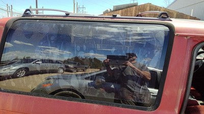 1985-1990 Ford Bronco 2 Passenger Right Rear Quarter Glass Back Side Window Oem
