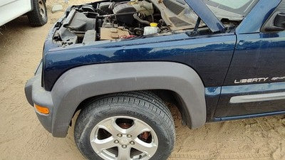 2002-2004 Jeep Liberty Driver Left Front Fender Oem Blue Pb7 55177101Ad