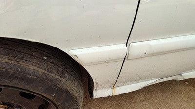 2001-2002 Kia Rio Driver Left Moulding From Fender Oem Trim Strip White