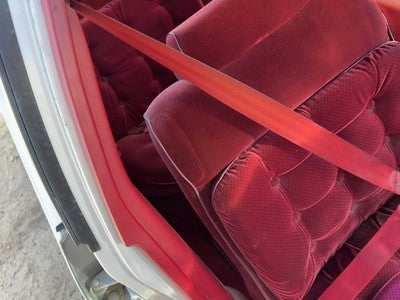 1986 Olds 88 Passenger Right Front Seat Belt Retractor Oem Shoulder Red