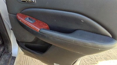 04-06 Acura Mdx Passenger Right Rear Door Trim Panel With Switches Back Black