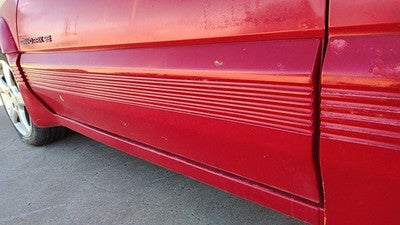 1993 Grand Prix Driver Left Front Moulding From Door Oem Trim Strip Red 2 Door