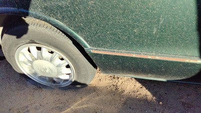 1996 Olds 88 Passenger Right Rear Moulding From Door Oem Back Trim Strip Green