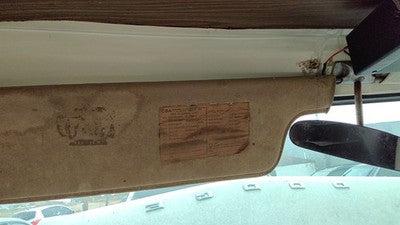 1974 Dodge Van B200 Driver Left Sun Visor Oem