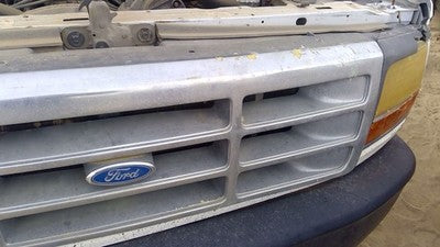 1992-1997 Ford F450 Front Grille Oem Chrome F4tz8200a