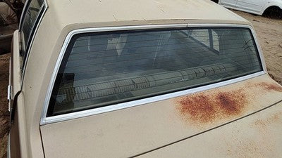 1981 Chevy Malibu Back Chrome Trim Around Window Surround Moulding Rear 4 Door