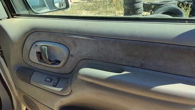 95 Chevy Silverado 1500 Passenger Right Front Door Trim Panel With Switches Gray