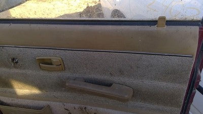 1986 Isuzu Pup Pickup Passenger Right Front Inside Door Trim Panel Only Brown