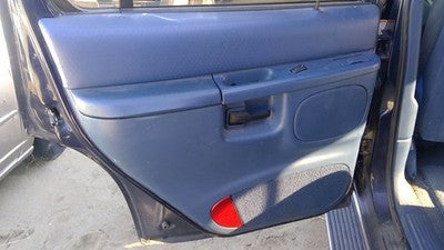 1995-1999 Ford Explorer Driver Left Rear Inside Door Trim Panel Only Back Blue