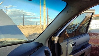 09 Honda Pilot Passenger Right A Pillar Trim Windshield Post Panel Gray/Blue Gr