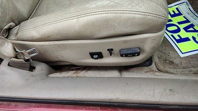 2001 Eldorado Passenger Right Side Power Seat Switch With Trim Panel Shale 155