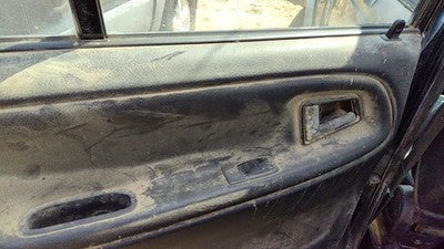 97 Suzuki Sidekick Driver Left Rear Door Trim Panel With Switches Back Gray Gri