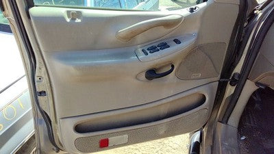 00-02 Expedition Driver Left Front Door Trim Panel With Master Switch Tan Fh