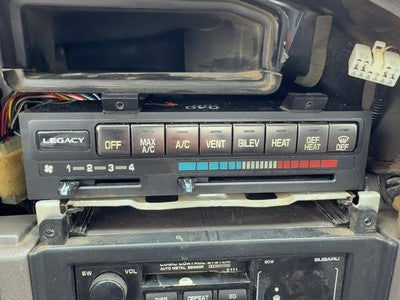 1990 Subaru Legacy Temperature Control Module In Dash Heater Ac Head Unit Oem