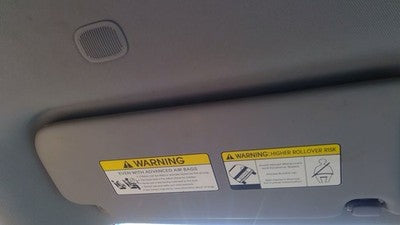 2011-2015 Kia Sorento Driver Left Sun Visor Oem Black Eb 852101U100h9