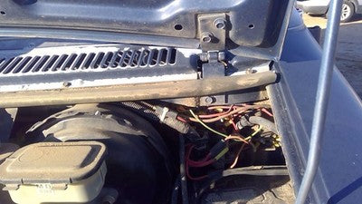 1971-1995 Chevy G20 Van Driver Left Hood Hinge Assembly Oem Blue 03962449