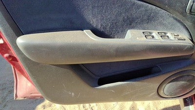 03-06 Outlander Driver Left Front Door Trim Panel With Master Switch Black