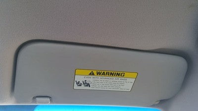 2006-2011 Kia Rio Passenger Right Sun Visor Oem Gray Xi 852201g400lx