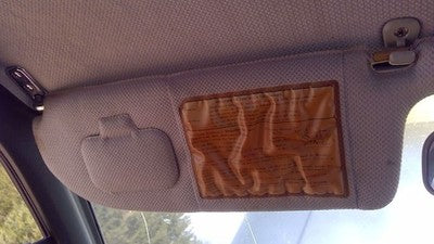 1991 Mitsubishi Galant Vr-4 Driver Left Sun Visor Oem