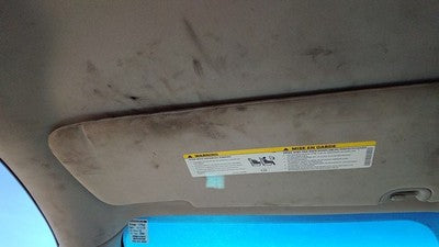 2016 Dodge Ram 4500 Driver Left Sun Visor Oem Gray X8