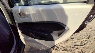 11-13 Fiesta Passenger Right Rear Door Trim Panel With Switches Back Black Dl