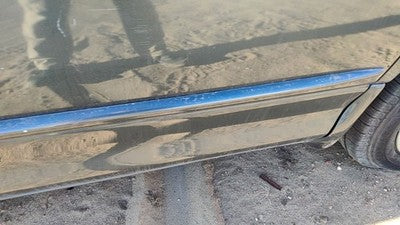 98-04 Intrepid Passenger Right Front Moulding From Door Trim Steel Blue Pbq