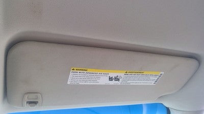 2007-2013 Gmc Sierra 1500 Passenger Right Sun Visor Oem Gray 88B 22850292