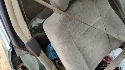 02-04 Legacy Outback Passenger Right Front Seat Belt Retractor Oem Shoulder Tan