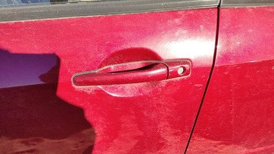 2003-2006 Mitsubishi Outlander Driver Left Front Outside Door Handle Oem Red