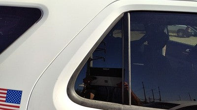 11-19 explorer Police Passenger Right Rear Vent Window Back Door Glass Wth Frame