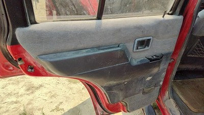 1995 Nissan Pathfinder Driver Left Rear Door Trim Panel With Switches Back Gray