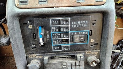 1977-1981 Mercedes 300Td Temperature Control Module In Dash Heater Ac Head Unit
