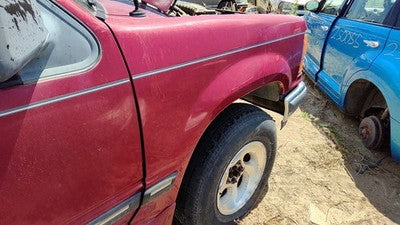 1993-1994 Ford Explorer Passenger Right Front Fender Oem Red F3tz16005a